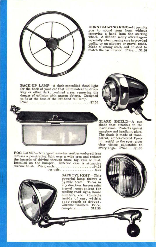 1939 Chevrolet Accessories Booklet Page 21